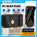 Khoá vân tay cửa cổng KITOS KT-DL04 PLUS (Vân tay 2 mặt – Mở cửa từ xa)